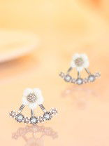 Enamored Anchor CZ Earrings