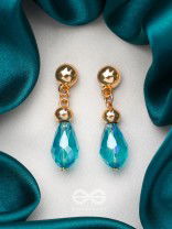 The Beryl Bead- Golden Beads Earrings