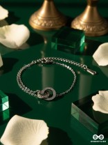 GIORA ITALIA - ORLA CONNECT – STAINLESS STEEL ANTI-TARNISH INTERLOCK SILVER BRACELET