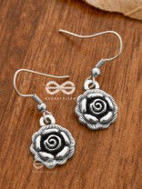 The Little Boho Floral Danglers - Tiny Trinket Earrings