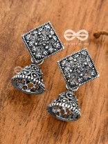 The Nature Artwork Jhumkis - Tiny Trinket Earrings