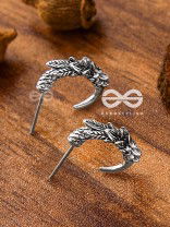 The Little Boho Ringlet Studs - Tiny Trinket Earrings