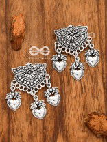 The Artistic Love - Oxidised Boho Earrings