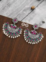 The Bohemian Elegance (Ruby Emerald) - Embellished Oxidised Collection