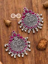The Bohemian Intrigue (Ruby Red) - Embellished Oxidised Collection