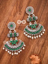 The Bohemian Elegance (Emerald) - Embellished Oxidised Collection