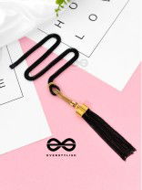 A Knotty Statement - Golden Long Neckpiece