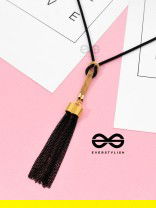 A Knotty Statement - Golden Long Neckpiece