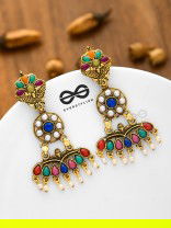 My Gorgeous Self - Statement Multicoloured Earrings