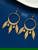 The Dangling Shimmery Leaves - The Golden Charm Collection