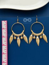 The Dangling Shimmery Leaves - The Golden Charm Collection