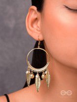 The Dangling Shimmery Leaves - The Golden Charm Collection