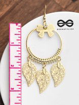 The Playful Charm - Golden Light-weight Earrings
