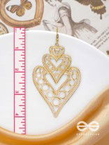 The Multilayered Intricate Hearts - The Golden Charm Collection
