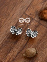 The Shimmery Bowknots - Tiny Trinket Earrings