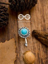 The Bohemian Ringlets - Turquoise Boho Nosering