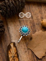 The Cute Florals - Turquoise Boho Nosering