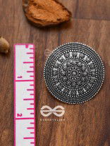 The Shield Of Flowers - Artistic Boho Studs