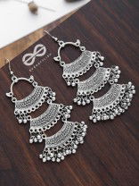 The Bohemian Fantasy- Multilayered statement earrings