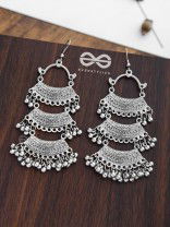 The Bohemian Fantasy- Multilayered statement earrings