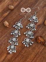 The Boho Playfulness - Layered Dangling earrings 