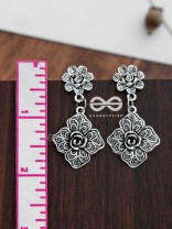 Mystique Magnificence ethnic ecstasy floral earrings