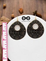 The Flowery Droplets - Oxidised Golden Danglers