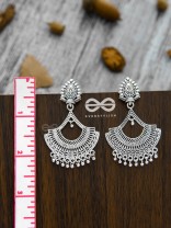 A Little Bohemian Elegance - Oxidised Boho Earrings