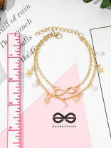 To Infinity and Beyond - Golden Statement Layered Bracelet