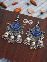 The Bohemian Allure - Meenakari Triple Jhumki Danglers