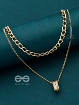 The Girl-Boss Statement - Golden Layered Neckpiece With Anti-Tarnish Coating 