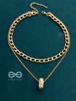 The Girl-Boss Statement - Golden Layered Neckpiece With Anti-Tarnish Coating 