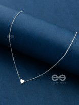 The Dainty Heart Neckpiece - Silver