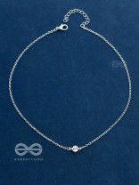 The Dainty Shimmer Neckpiece - Silver