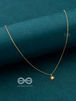 The Dainty Sun Neckpiece - Golden