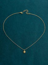 The Dainty Sun Neckpiece - Golden