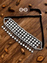 A Statement in Bohemian Elegance - Mirror Choker Set