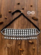 A Statement in Bohemian Elegance - Mirror Choker Set