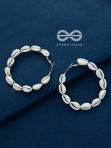 The Essence of Sea - Beautiful Shell Hoops