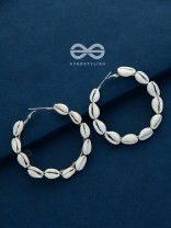 The Essence of Sea - Beautiful Shell Hoops