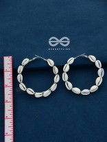 The Essence of Sea - Beautiful Shell Hoops