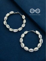 The Essence of Sea - Beautiful Shell Hoops