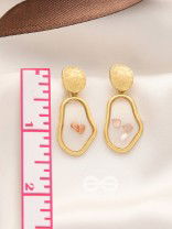 An Eclectic Delight - Golden Statement Earrings