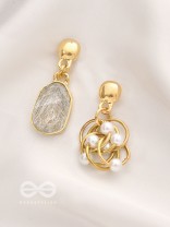 The Entangled Glamour - Statement Golden Earrings