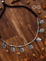 The Bohemian Leaflet Neckpiece - Oxidised Boho Collection