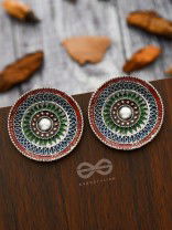 The Hypnotic Allure - Statement Meenakari Studs