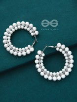 The Precarious Pearls - Statement Pearl Hoops