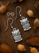 The Little Curious Owls - Tiny Trinket Earrings