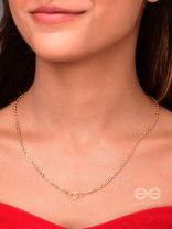 The Little Dainty Heart - Golden Neckpiece With Anti-Tarnish Coating