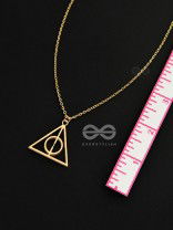The Deathly Hallows - Statement Harry Potter Neckpiece With Anti-Tarnish Coating 